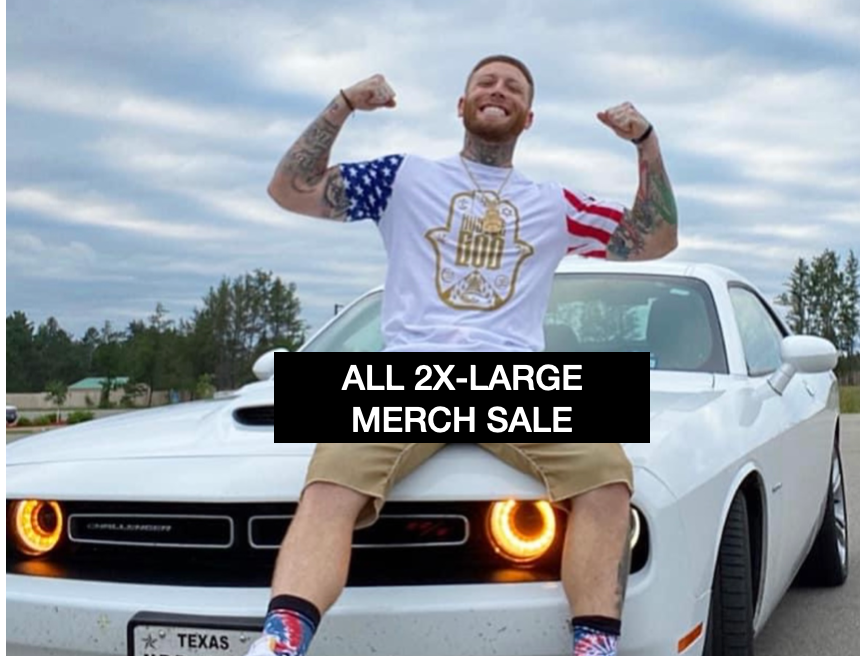 XXL SIZE MERCH ON SALE